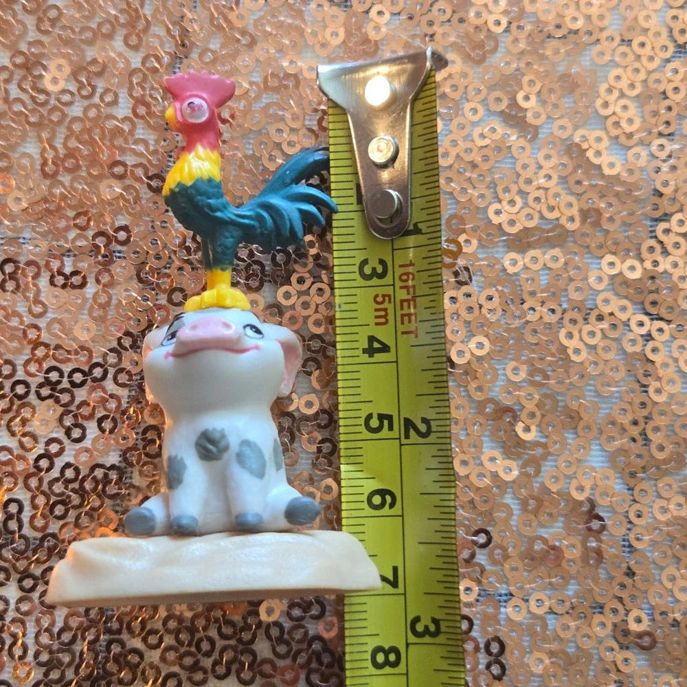 Disney Moana Figures‎ Maui Pua Hei Hei Cake Toppers Kids Toy Set
